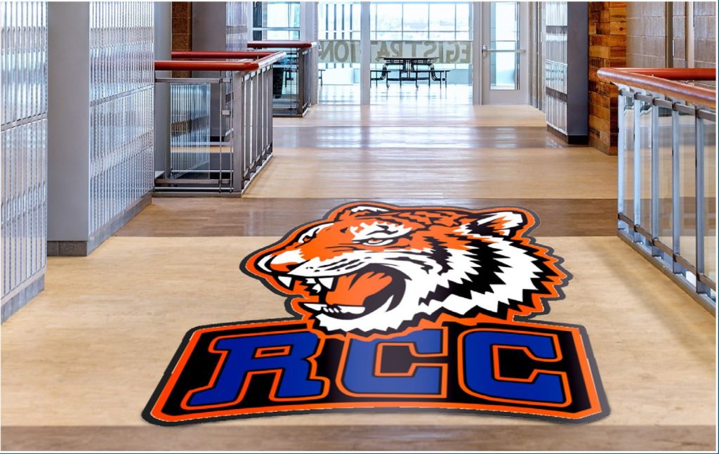 sports teams logo mats tiger